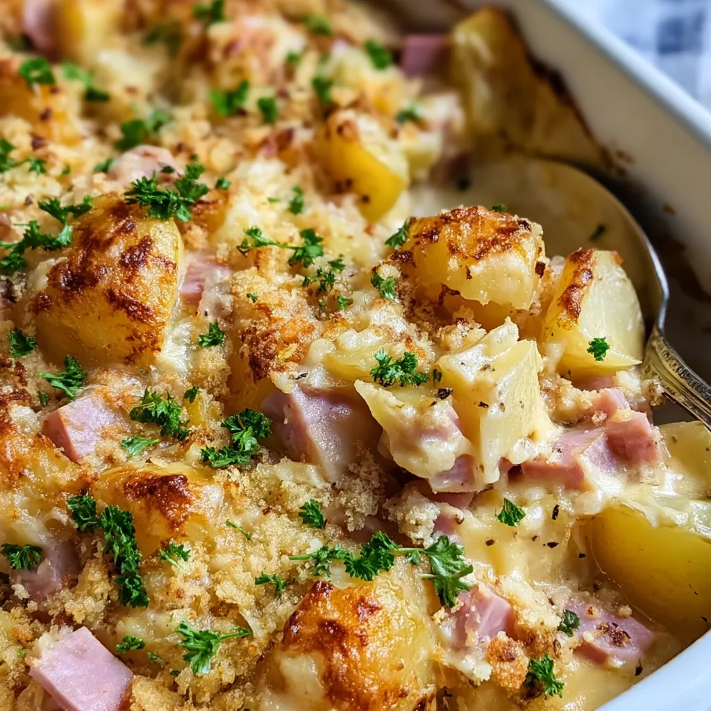 A dish of food with a spoon in it.
