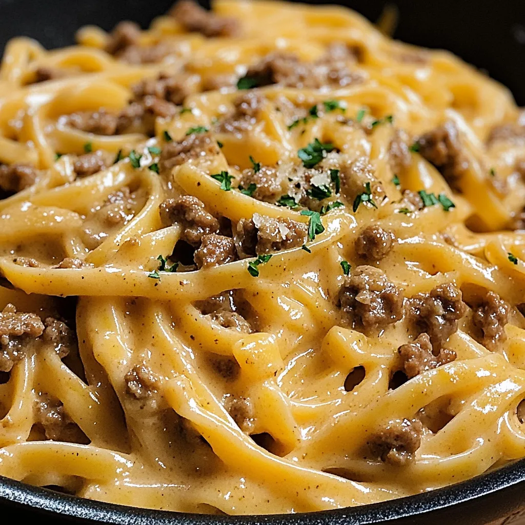 A plate of spaghetti with meat sauce.